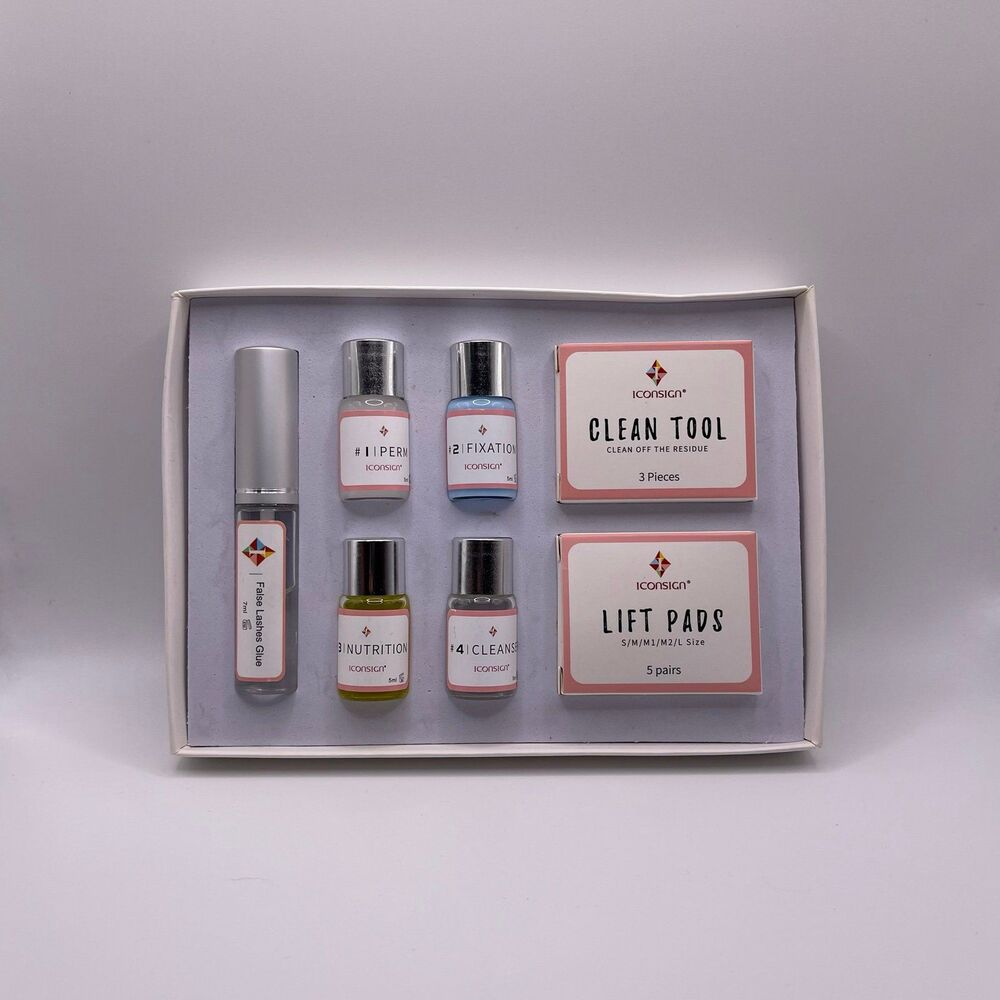 Iconsign Lash Lift Semi-Permanent Curling Eyelash Perm Kit Set